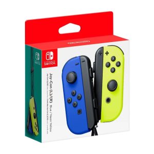 Set da due Joy-Con blu (I) e giallo neon (D) per Nintendo Switch